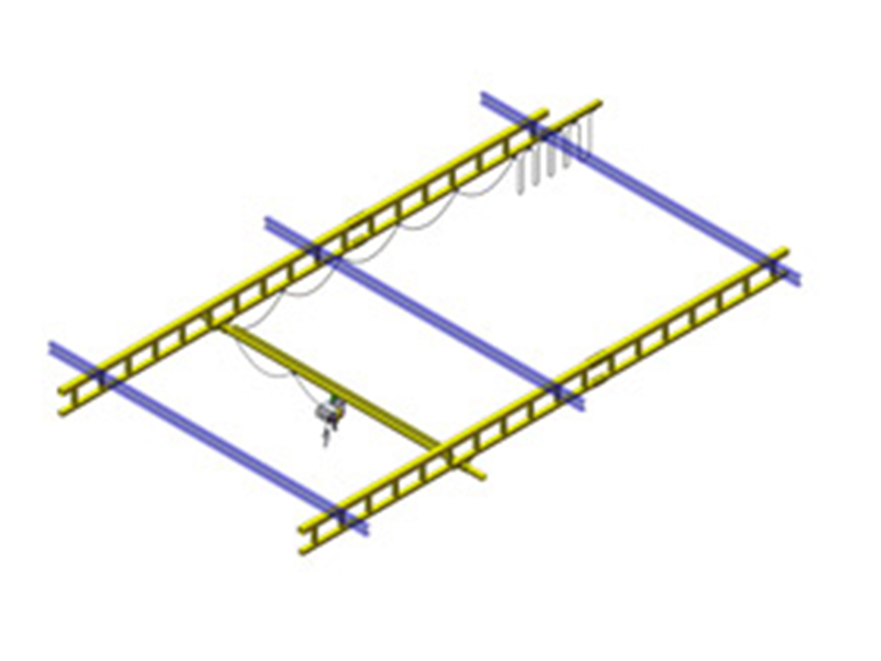 采用普通軌道的懸掛式起重機
